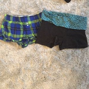 Pajama & spandex shorts. Come together.